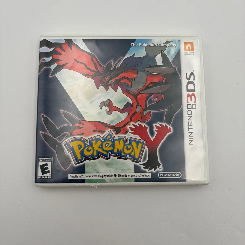 Pokemon Y Nintendo 3DS 2013 NTSC-U/C Yveltal RPG Game Case & Manual